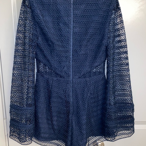 Keepsake All Night Romper in Navy - Picture 7 of 7